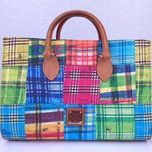 Rare Dooney & Bourke Madras Ant Print - Leather!